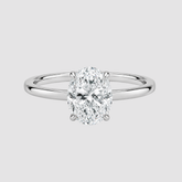 Secret Halo Lab Diamond Ring