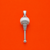 Hanuman Gada Lab Diamond Pendant