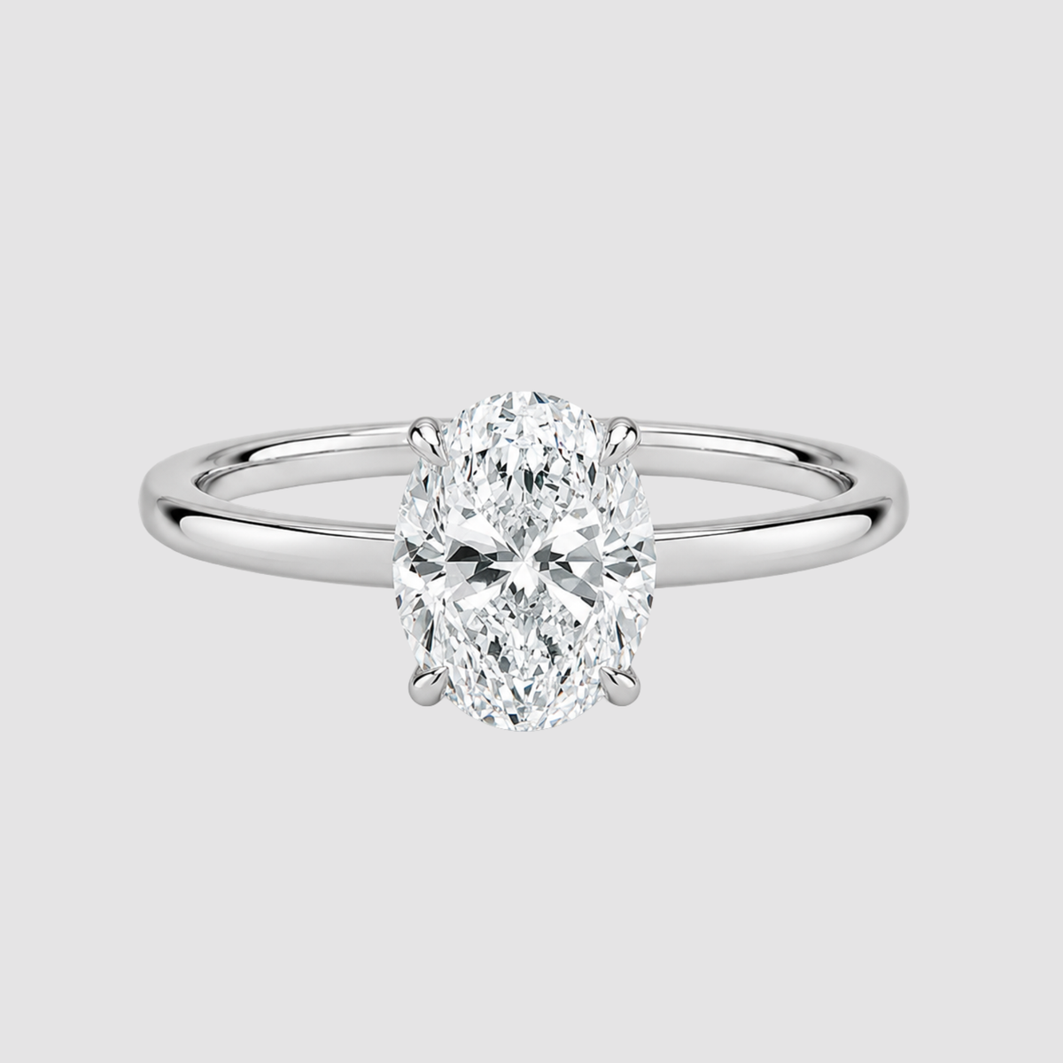 Secret Halo Lab Diamond Ring