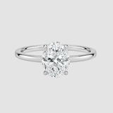 Secret Halo Lab Diamond Ring