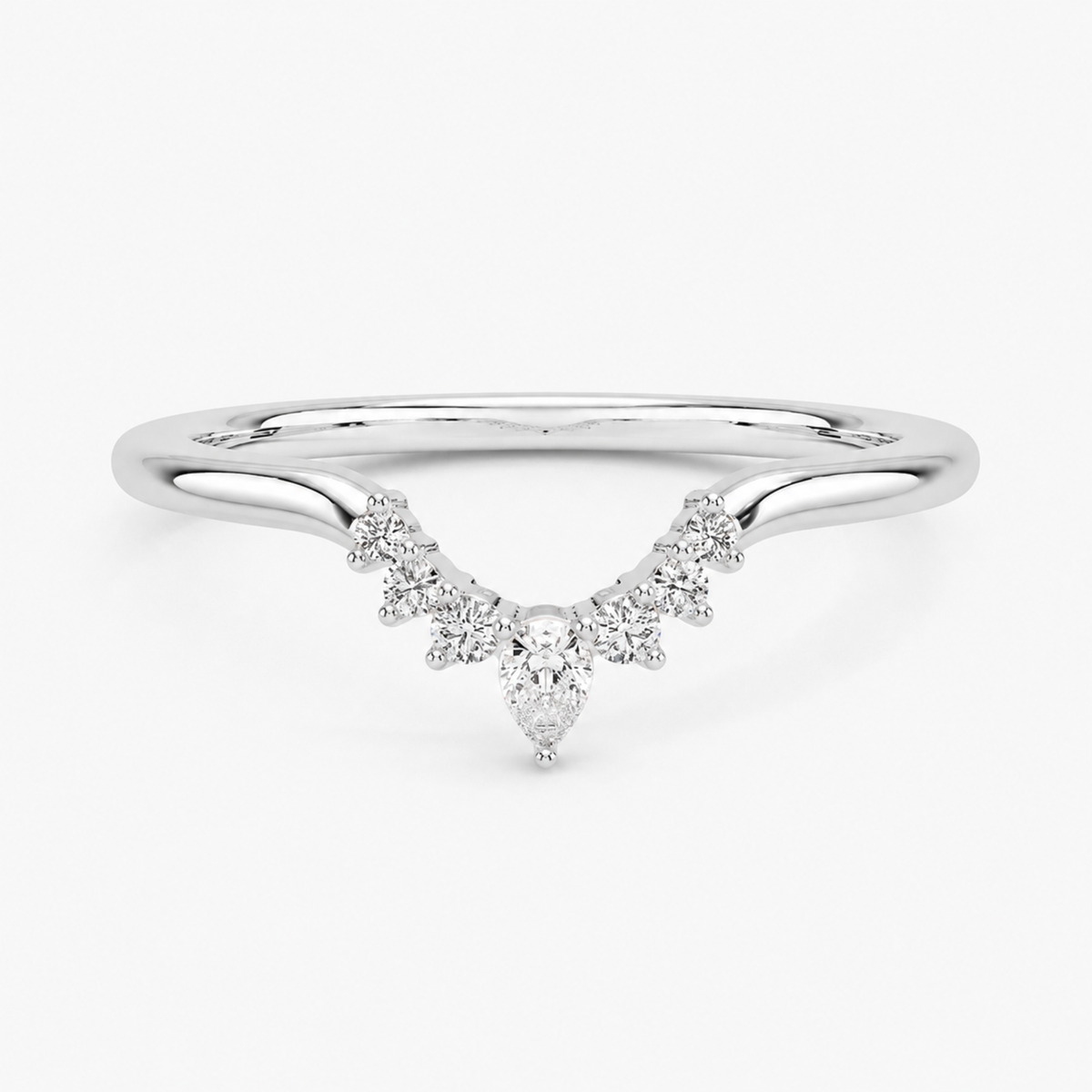 Lunette Lab Diamond Ring