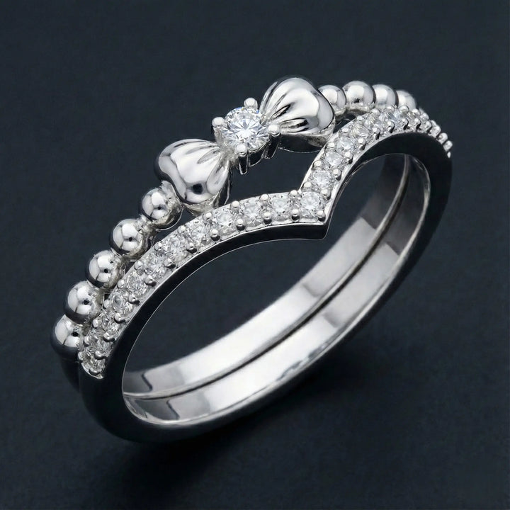 Bow Diamond Ring Orilucent
