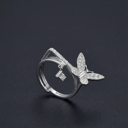 Butterfly Diamond Ring Orilucent