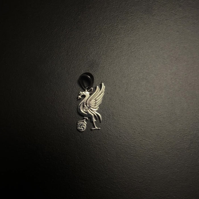 Liverpool FC Liverbird 925 Silver Diamond Pendant 